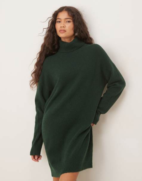 Green Sweater Dresses | Shop at ASOS