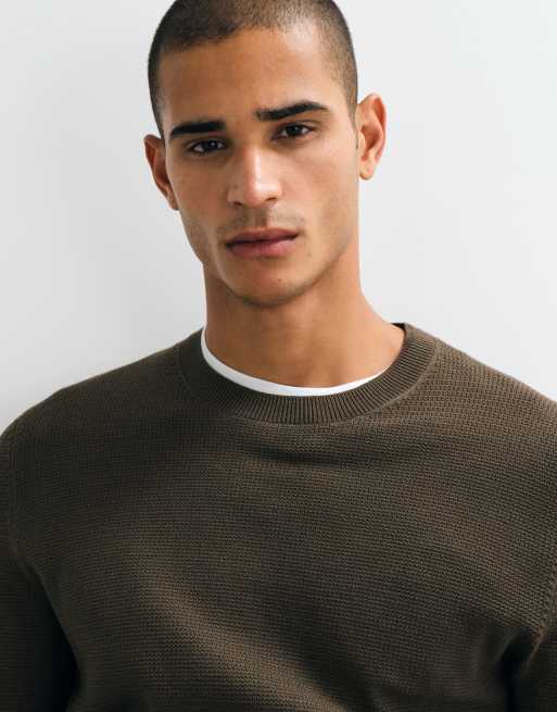 Mango knit sweater in green, 2 of 5