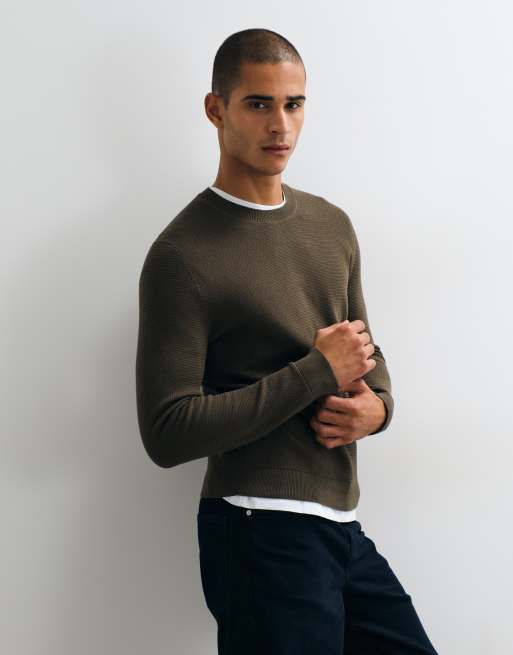 Mango knit sweater in green, 5 of 5