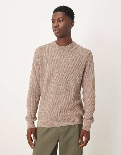 Mango knit sweater in stone