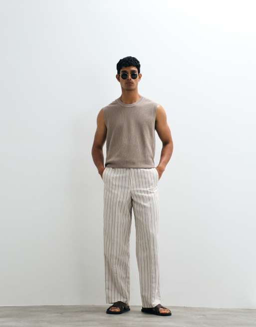 Mango knit tank in chocolate, 4 of 5