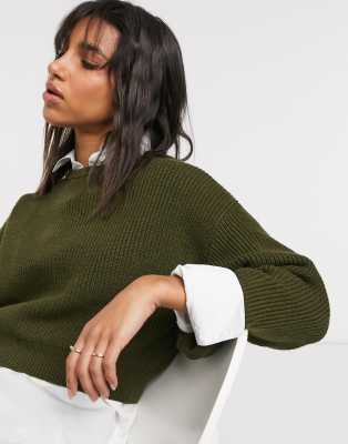 khaki sweater