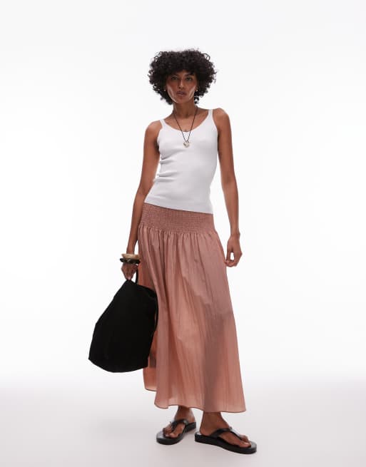 Mango knitted v neck cami top in ivory , 2 of 4