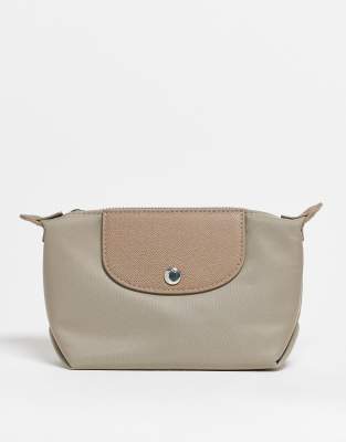 Mango - Kosmetiktasche in Pilzbraun-Brown