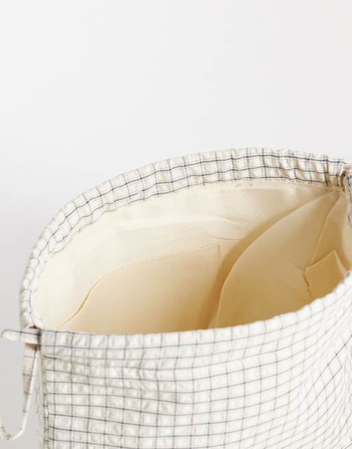 Mango Kosmetiktasche mit Karomuster, 3 von 4