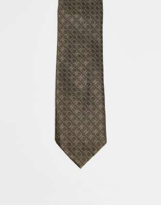 Mango - Krawatte in Braun-Brown