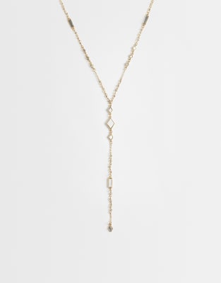 Mango Layered Necklace In Gold