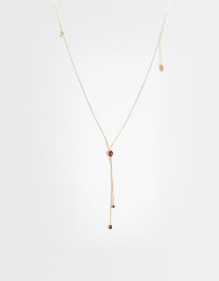 Mango Layered Necklace In Gold