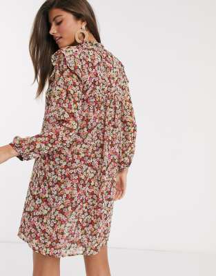 layered smock dress