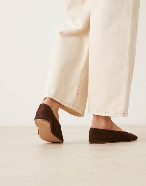 Mango leather flat shoe in ivory, 2 of 4