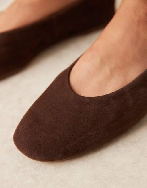 Mango leather flat shoe in ivory, 3 of 4