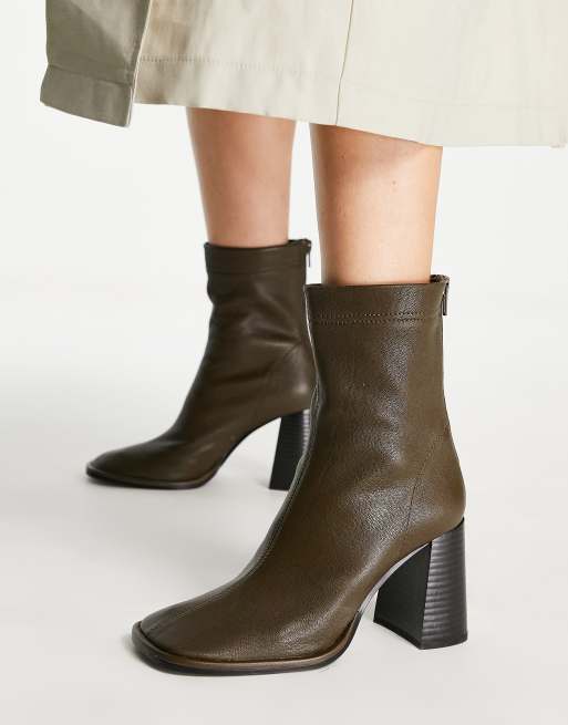 Mango heel 2024 sock boots