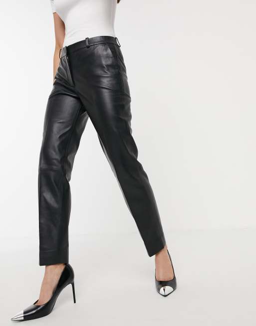 Mango 2024 pantalon polipiel