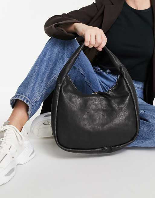 Mango leather best sale cross body bag