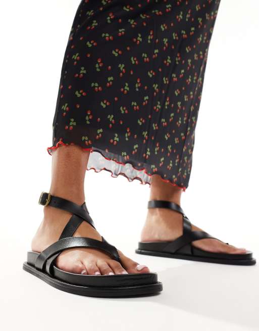 Mango black strappy sandals online