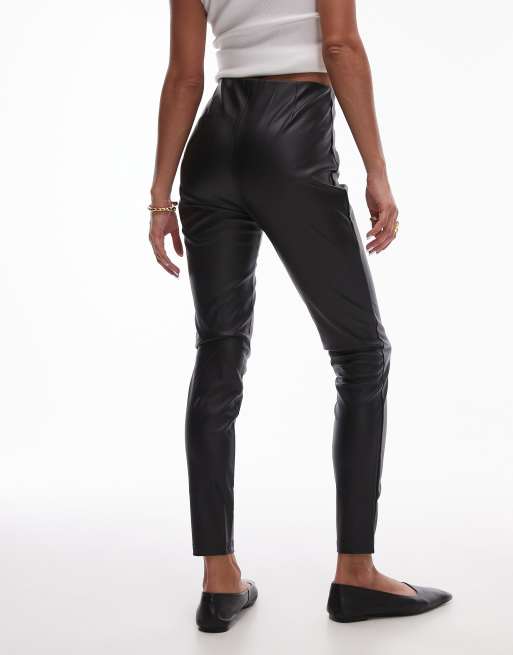 Mango legging simili cuir hotsell