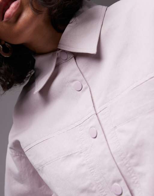 Mango – Leichte Jacke in Blassrosa, Kombiteil, 4 von 4