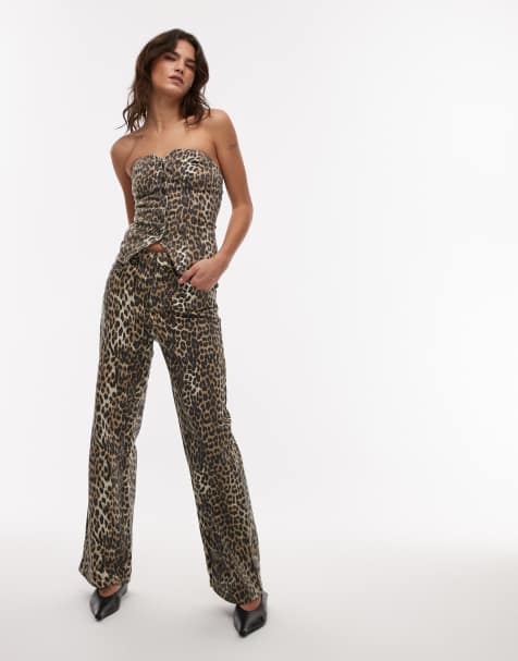 mango leopard print co-ord - view 1