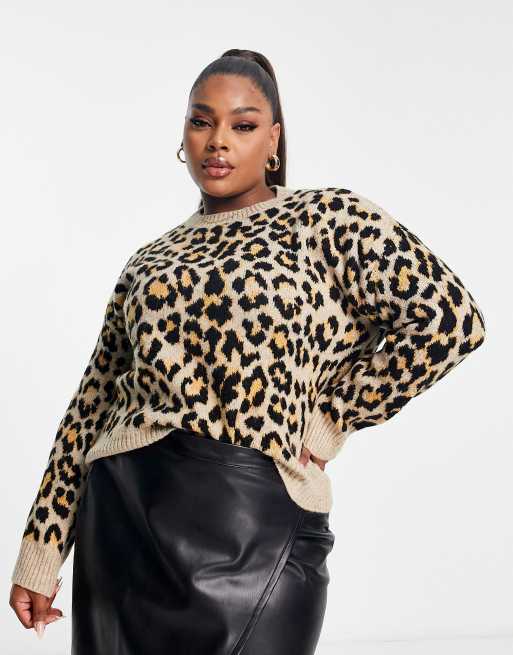 Leopard print outlet clothing plus size