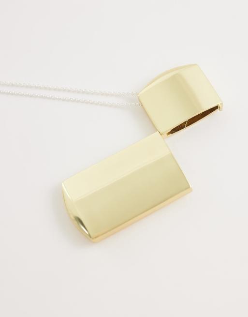 Mango lighter charm necklace in gold, 3 of 4