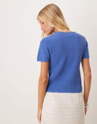 Mango Lightweight Knit Short Sleeve Cardigan