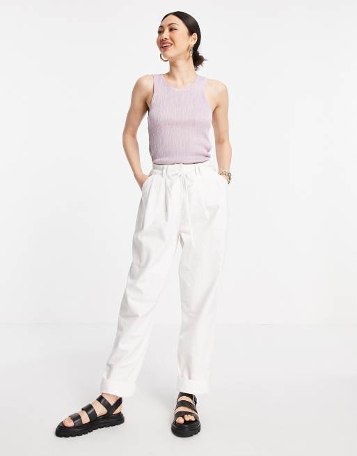 Mango – Lila stickat linne, 4 av 4