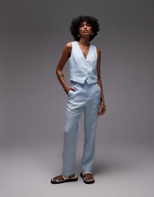 Mango Linen Vest