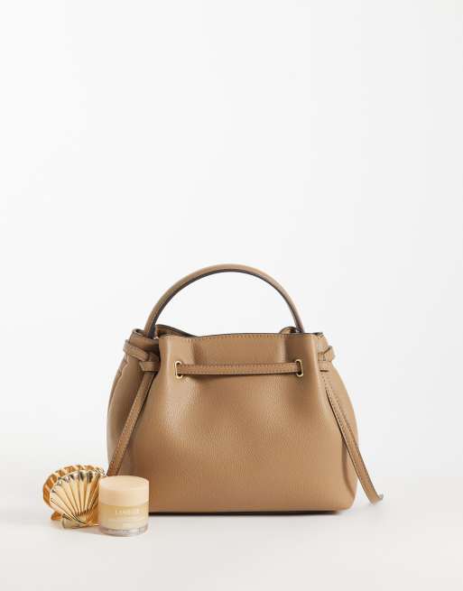 Mango – Ljusbrun, slouchy väska i läderimitation, 2 av 4