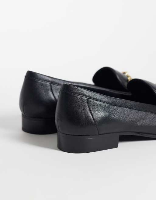 Mango loafer i sort med snaffledetalje i læder, 4 af 4