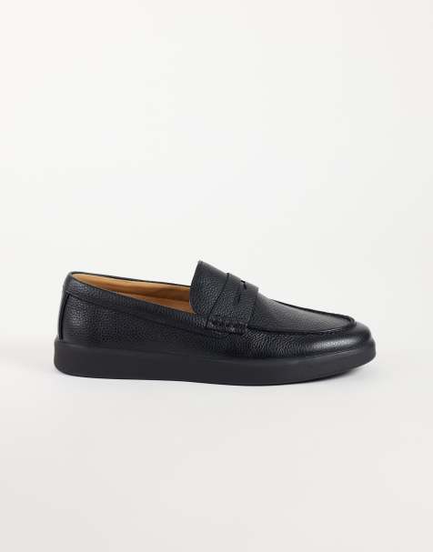 Mango loafer in zwart - view 1