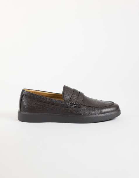 Mango loafers i brunt - view 1