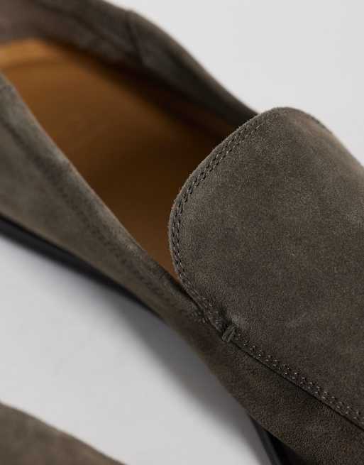 Mango - Loafers van 100% suède in bruin, 4 van 4
