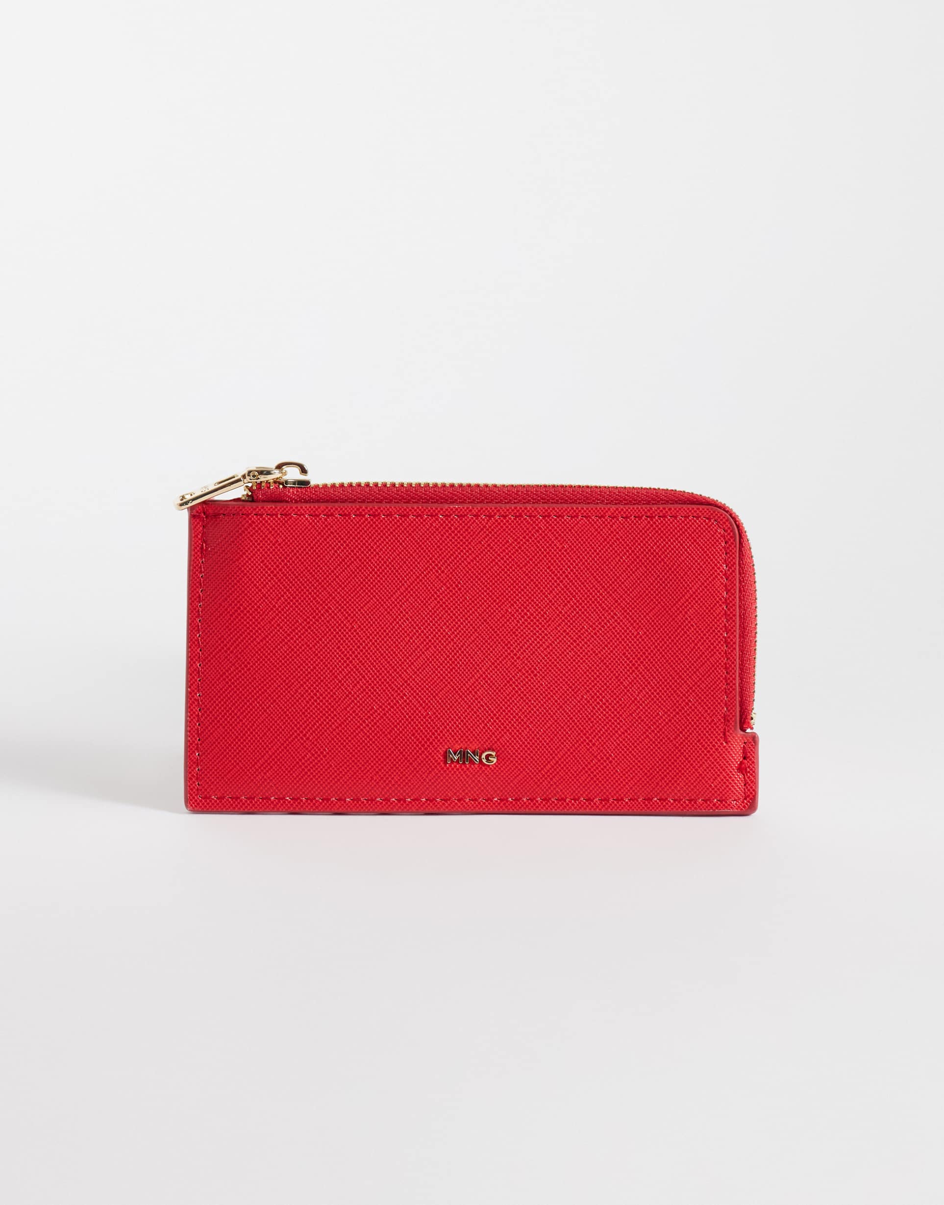 mango long card holder in red