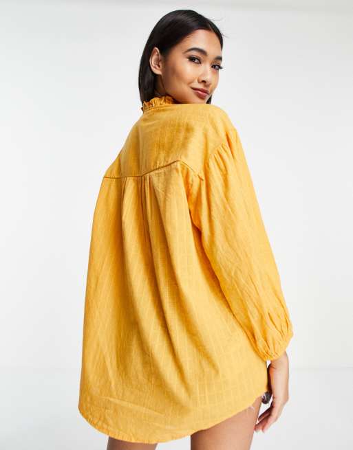 Mango yellow sale blouse