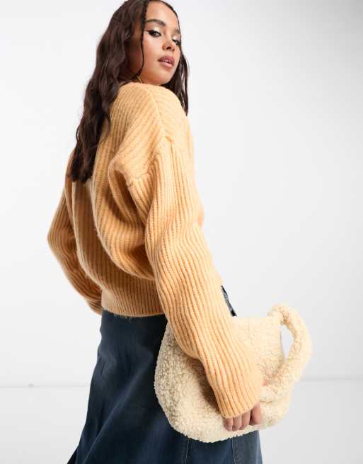 Mango ribbed clearance sweater