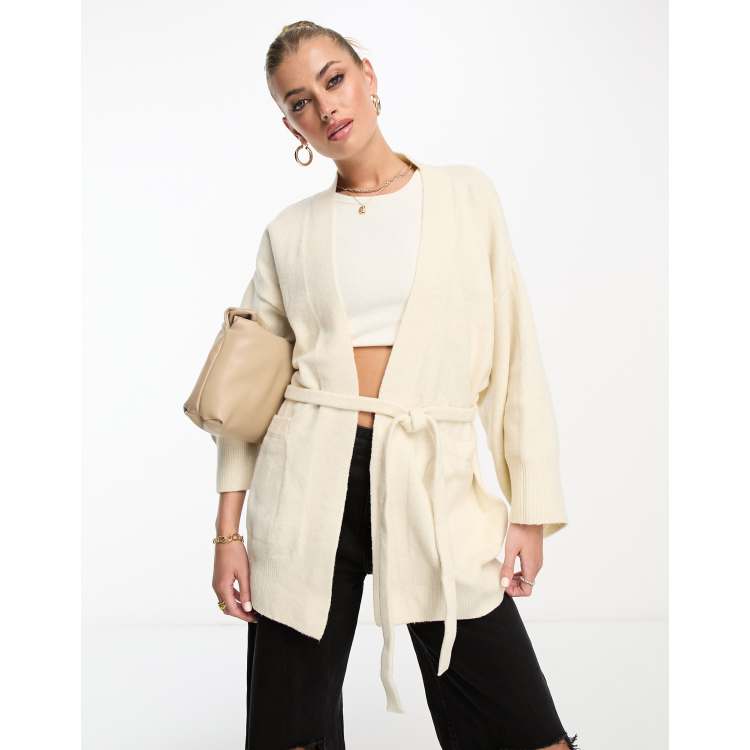 Mango sale belt cardigan