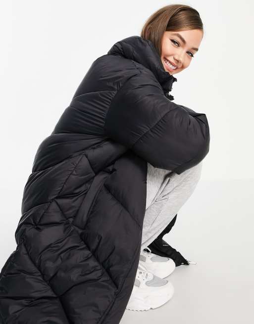 Mango black store puffer coat