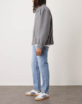 Mango Lori Cotton Straight Leg Jeans In Blue