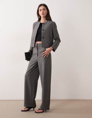 Mango Louis Collarless Blazer Co-ord In Multi