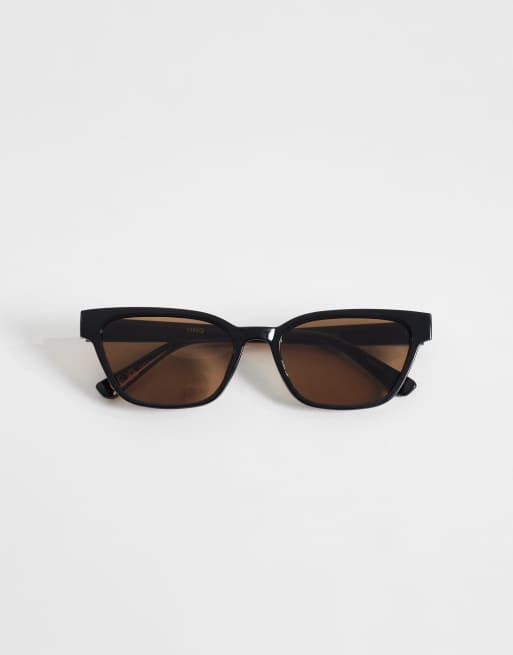 Mango - Lunettes de soleil carrées - Noir, 3 de 3