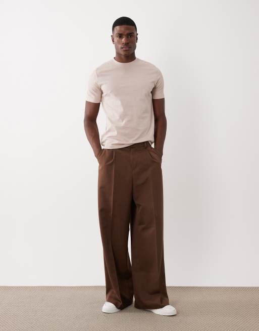 Mango - Lyserød T-shirt i 100% bomuld i slim fit, 2 af 5