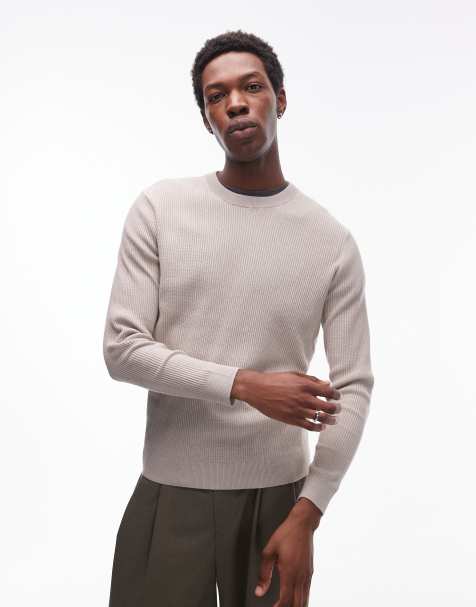Mango - Maglione beige con scollo rotondo - view 1