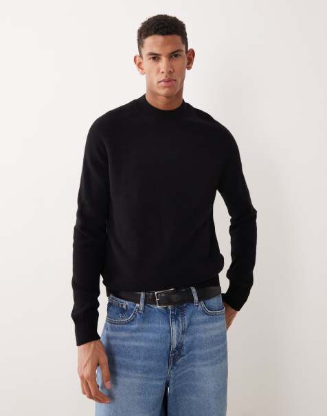 Mango - Maglione in 100% lana premium nero - view 1