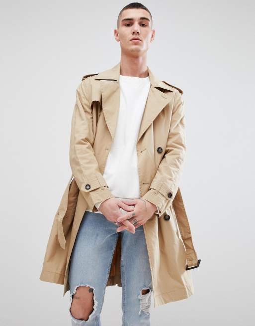 Asos discount trench homme