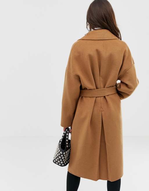 Manteau femme best sale camel mango