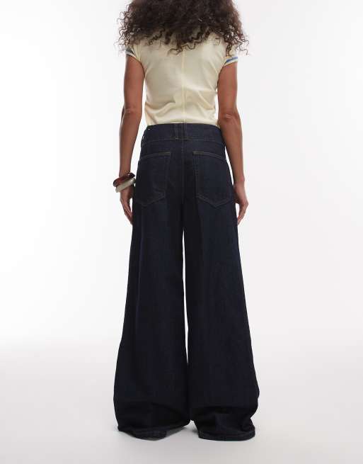 Mango – Mar – Indigoblå jeans med dold knäppning, 2 av 5