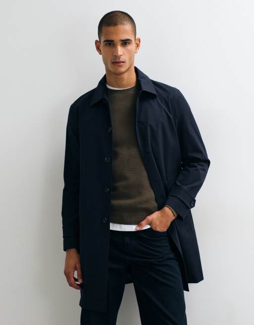 Mango – Marinblå trenchcoat, 2 av 5
