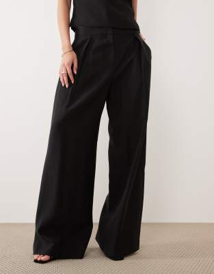 Mango Maris Tailored Pants In Black