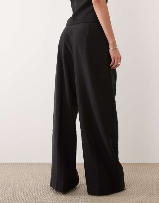 Mango Maris tailored trouser co-ord in black, 4 of 5