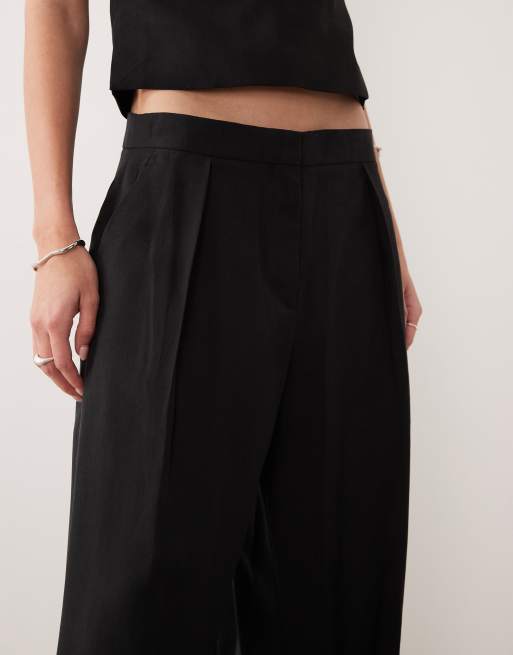 Mango Maris tailored trouser co-ord in black, 5 of 5